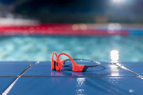 Shokz - Casque de sport à conduction osseuse OpenSwim Pro