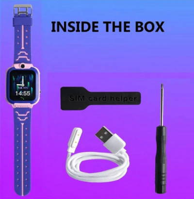 Nouvelle montre intelligente pour enfants Modio MK06 de 1,44 pouce avec caméra étanche IP67 et emplacement pour carte SIM