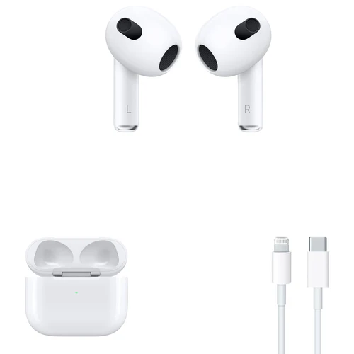 Apple AIRPODS 3 - Écouteurs boutons 100 % sans fil (3e génération) avec étui de chargement MagSafe