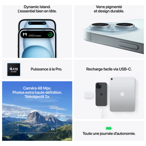 Apple iPhone 15 128 Go