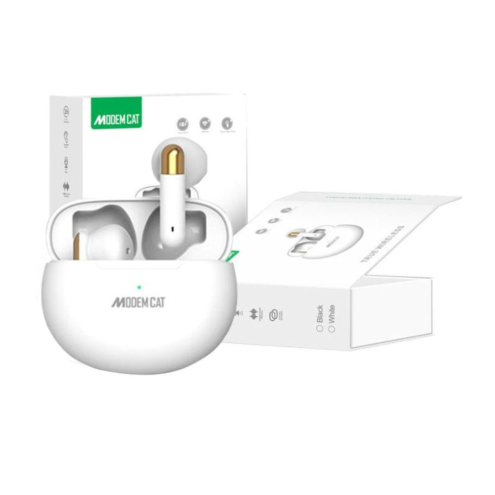 Ecouteur Bluetooth MODEM CAT Blanc (MTW-12)